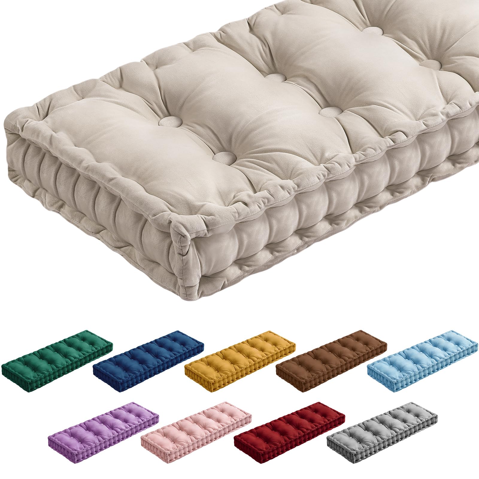 Amazon.com: Threehoney Bench Cushions for Indoor Furniture 42x16