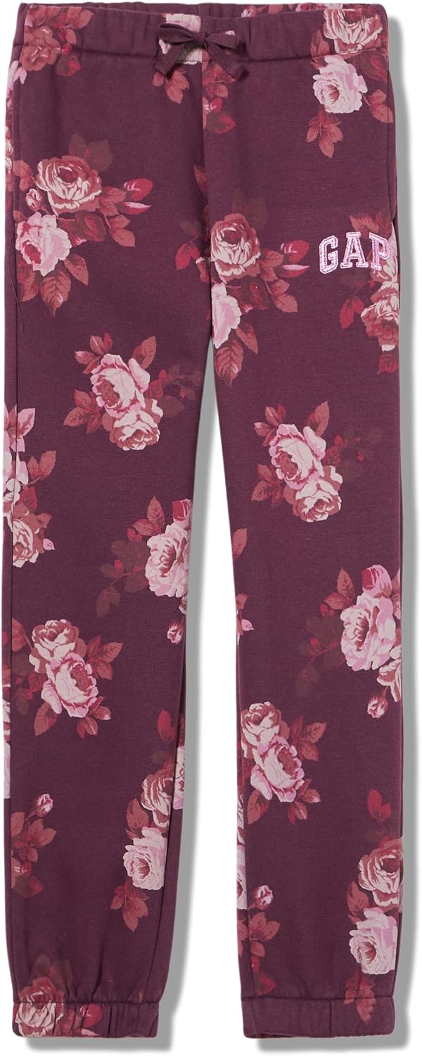 Gap Girls' Logo Pull-on Jogger Fleece Sweatpants