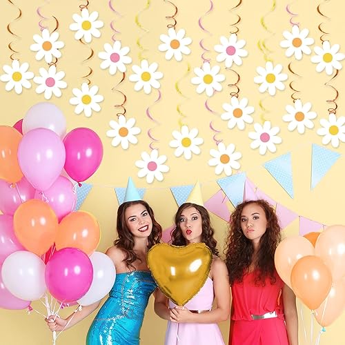 Miniatura 13 de Paquete de 60 decoraciones de fiesta temática de casino en Las Vegas, remolinos colgantes, rojo y negro, recortes de papel de póquer para fiesta