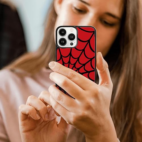 Vista 32 de Funda de teléfono de anime para iPhone 13/14 con diseño de telarañas de moda araña 2