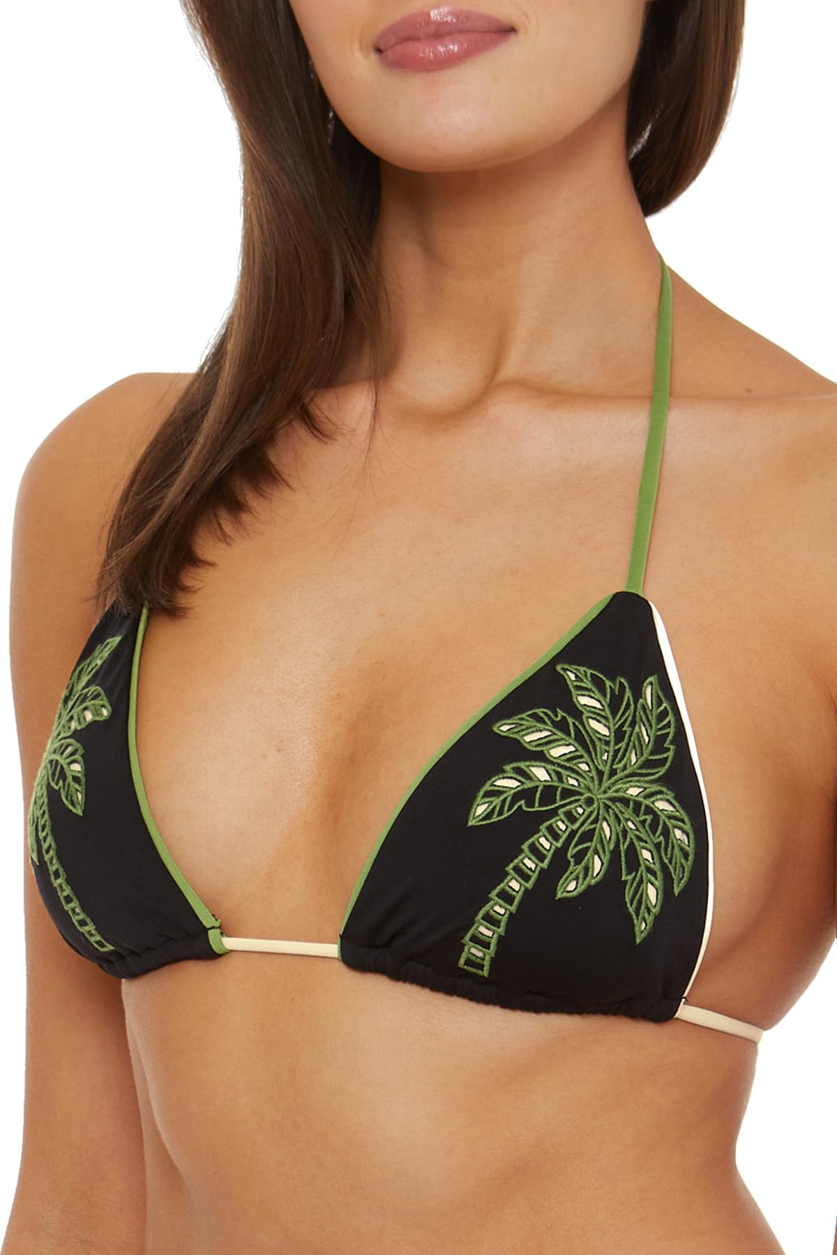 ISABELLA ROSEWomen's Standard West Palms Triangle Bikini Top, Adjustable, Tieback, Swimwear Separates