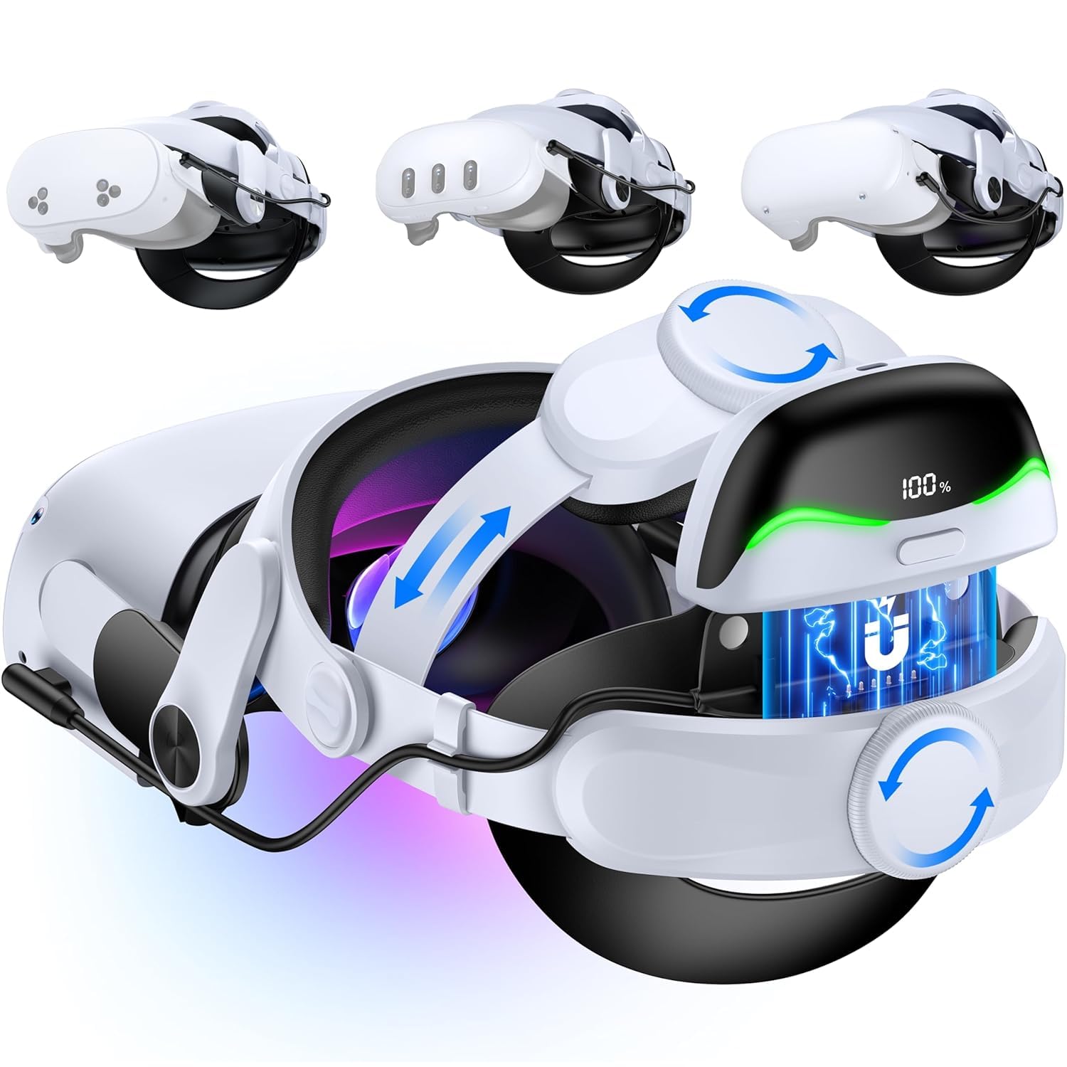 Amazon.com: Kawaye Head Strap for Meta Quest 3S/3/2, 6700mAh Hot