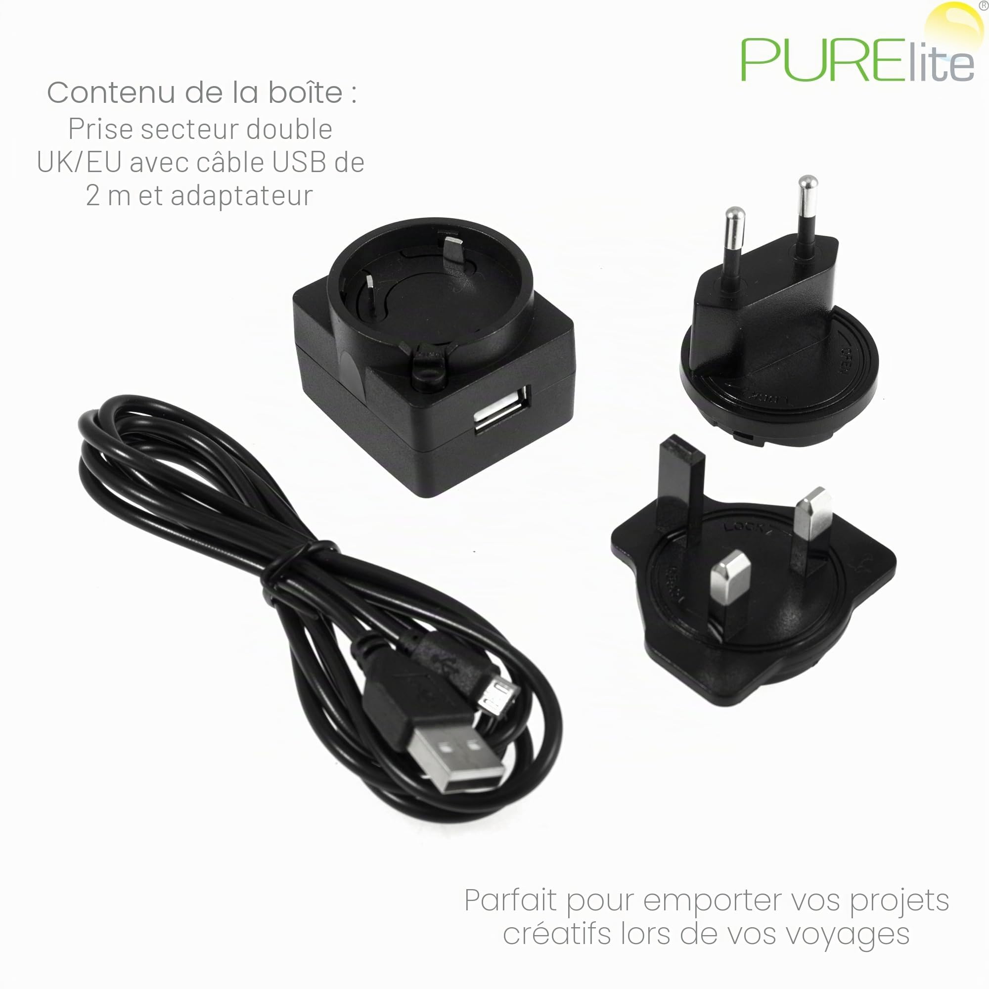 PURElite Tablette Lumineuse LED Ultra-Fine Format A4