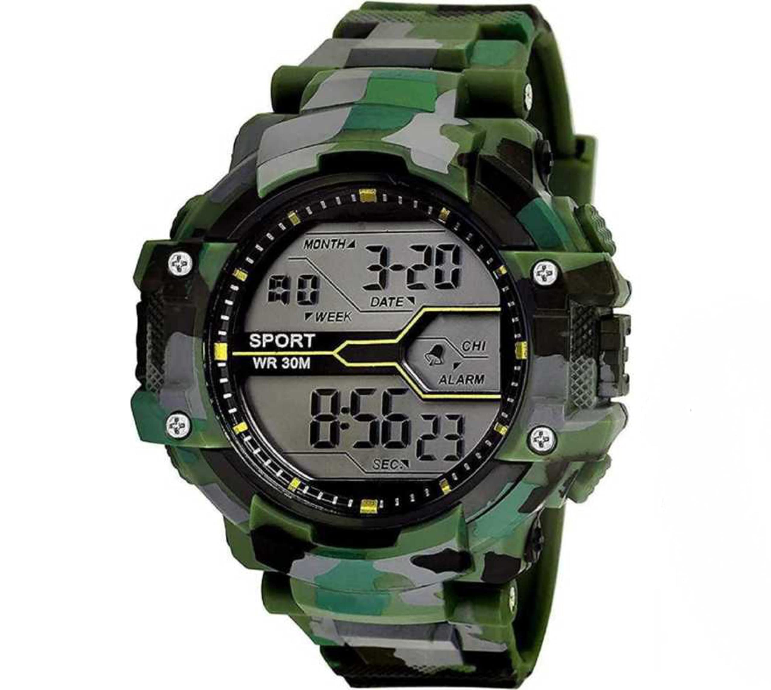 ADAMO Sports Black Dial Green Strap Mens & Boys Watch 341NGR02 (B09VDCVXGV) Amazon Price History, Amazon Price Tracker