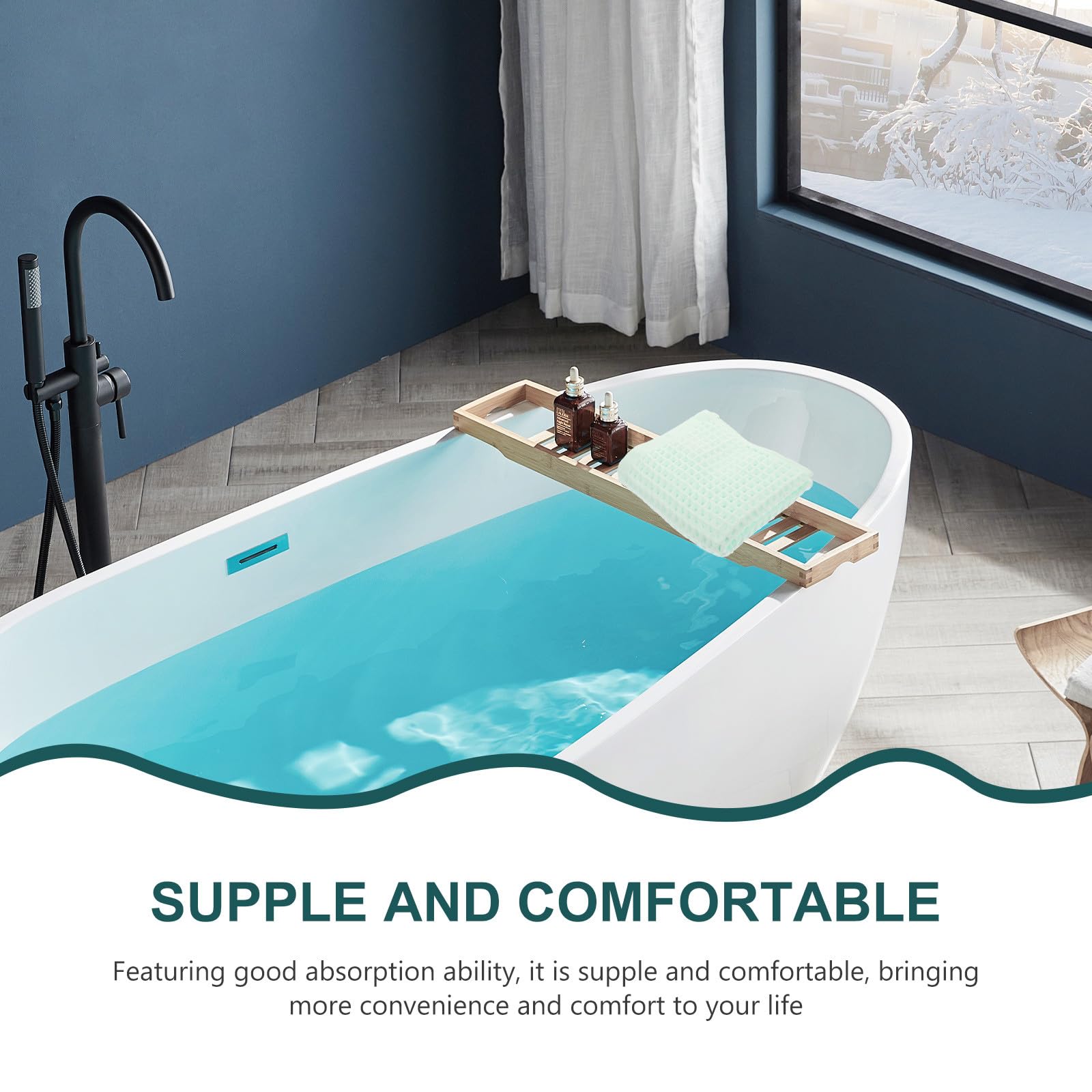 Toallas de Algodón Tejido de Gofre 3 Piezas para Baño y Gimnasio, Superficie Cómoda y Alta Absorción, Secado Rápido y Tamaño Adecuado para Uso Diario