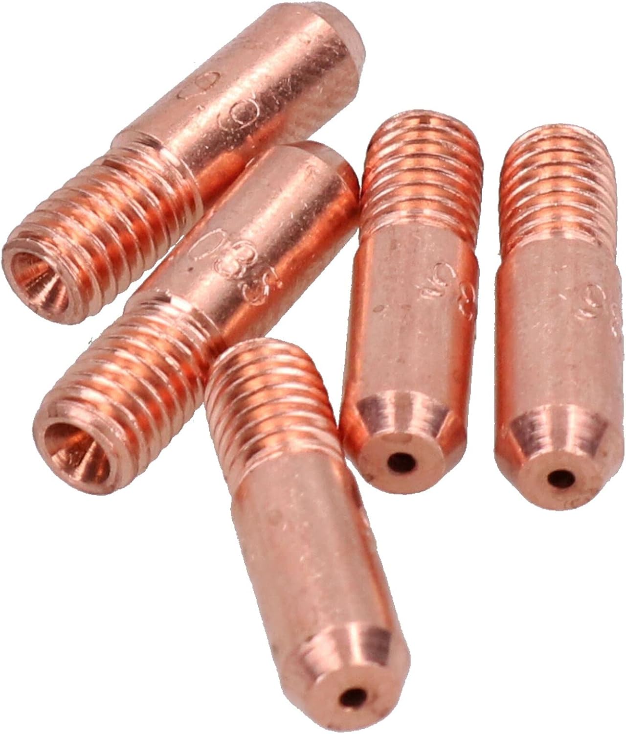 0.8mm Mini Contact Tips 10pk Hobby Welding Torch Welder MIG Gas M5 Thread image 4
