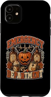 Spooky ER Pumpkin Nurse Emergency Department Halloween Case for iPhone 11