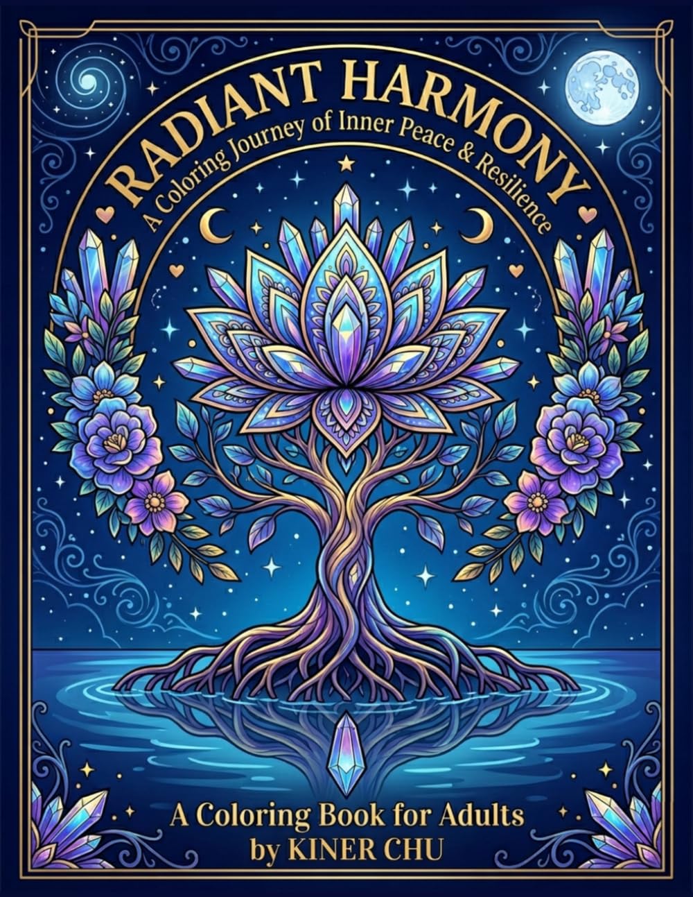 Radiant Harmony: A Coloring Journey of Inner Peace & Resilience: 38 Intricate Designs with Mindfulness Journaling for Stress Relief