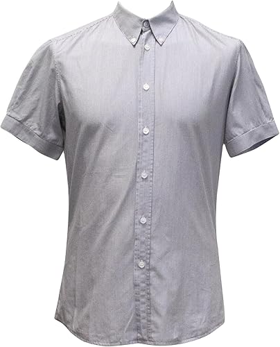 Alexander McQueen Camisa a Rayas Gris y Blanca Segunda Mano