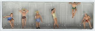 Preiser 10071 Recreation & Sports Bathers Reclining pkg(6) HO Scale Figure