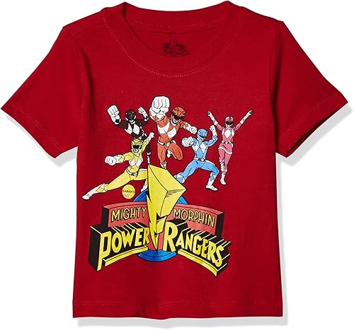 Power Rangers - Camiseta manga corta para niño
