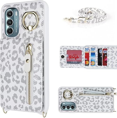 Miniatura 3 de Jaorty Funda para Motorola Moto G Stylus 5G (2022) para mujer con tarjetero de 6.8 pulgadas XT2215, funda para Moto G Stylus 5G (2022) con correa,