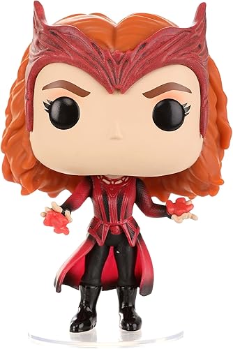 Miniatura 5 de Pop! Marvel: Doctor Strange in The Multiverse of Madness - Figura de vinilo de bruja escarlata que brilla en la oscuridad estándar