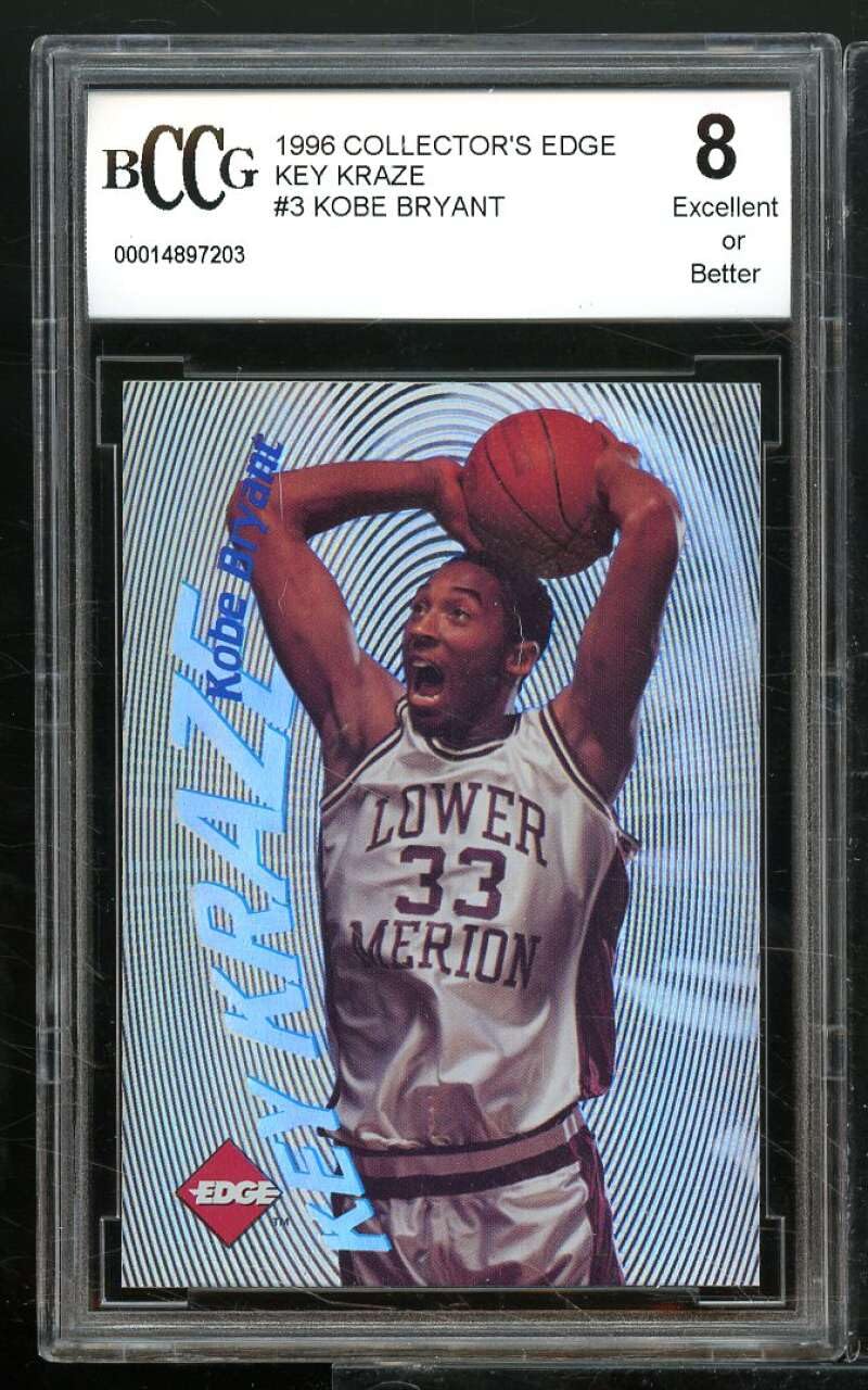 Kobe Bryant 0 Collector's Edge Rookie Choice #267 #3 1996-97 RC