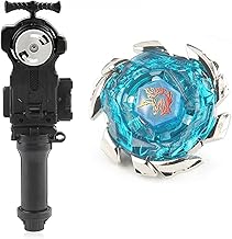 Battling Toys - Bey Battle Game Top Blade High Performance BB117 Blitz Unicorno 100RSF Fight Fusion Gyro Toys with Power Black Power Launcher LR Left/Right Turnning & Grip BB-117