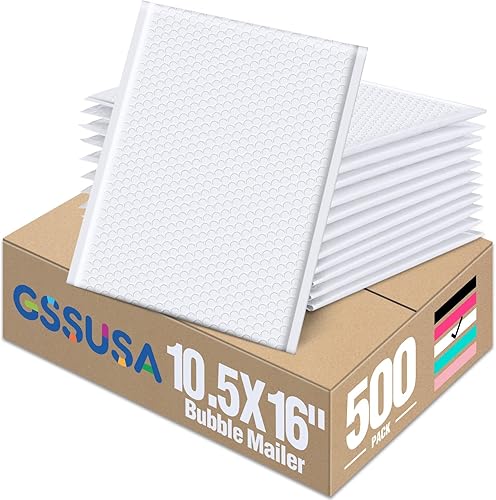 Miniatura 257 de GSSUSA - Sobres acolchados de polietileno de 6” x 10”, sobres de burbujas, bolsas sobres para envíos de pequeños paquetes, bolsa de envío, paquete