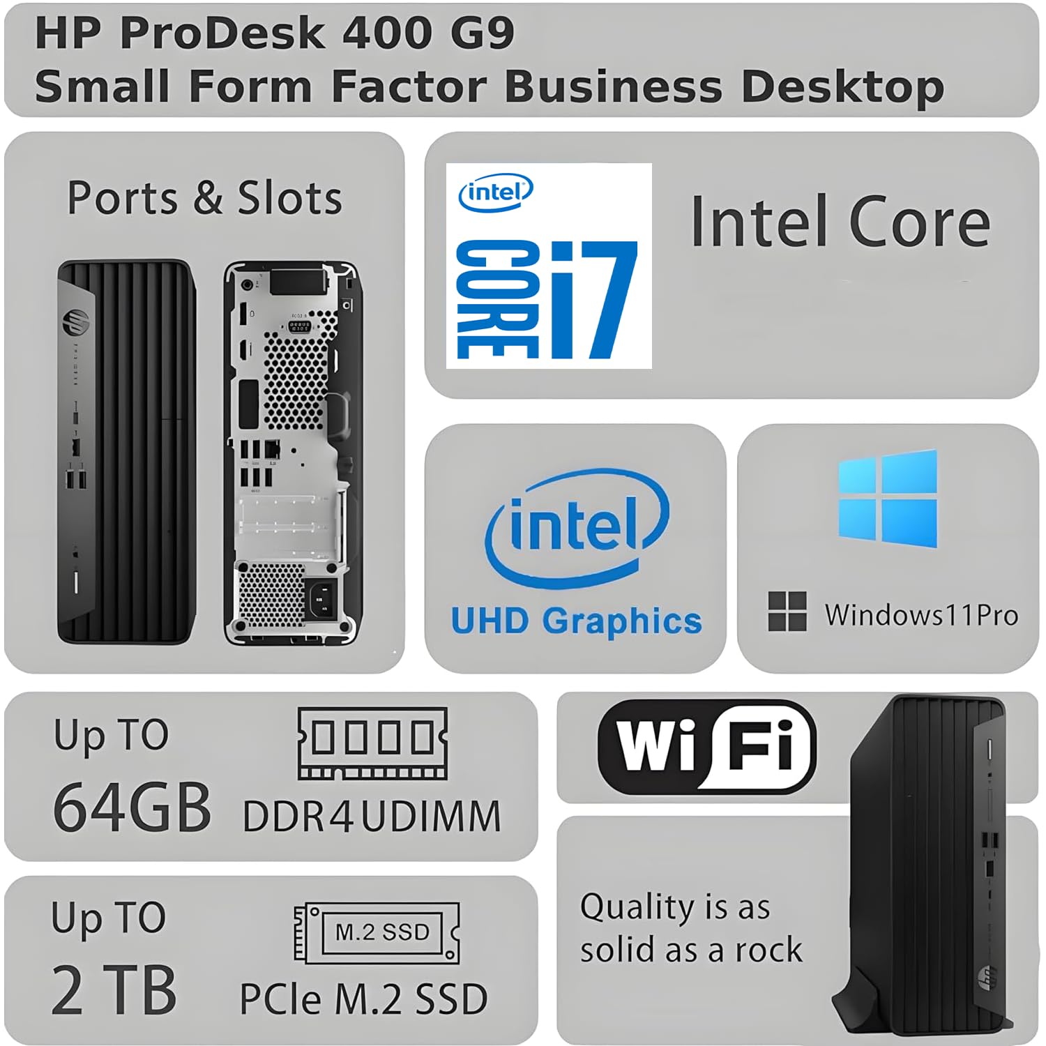 Amazon.com: HP ProDesk 400 G9 SFF Desktop Computer | 12th Gen