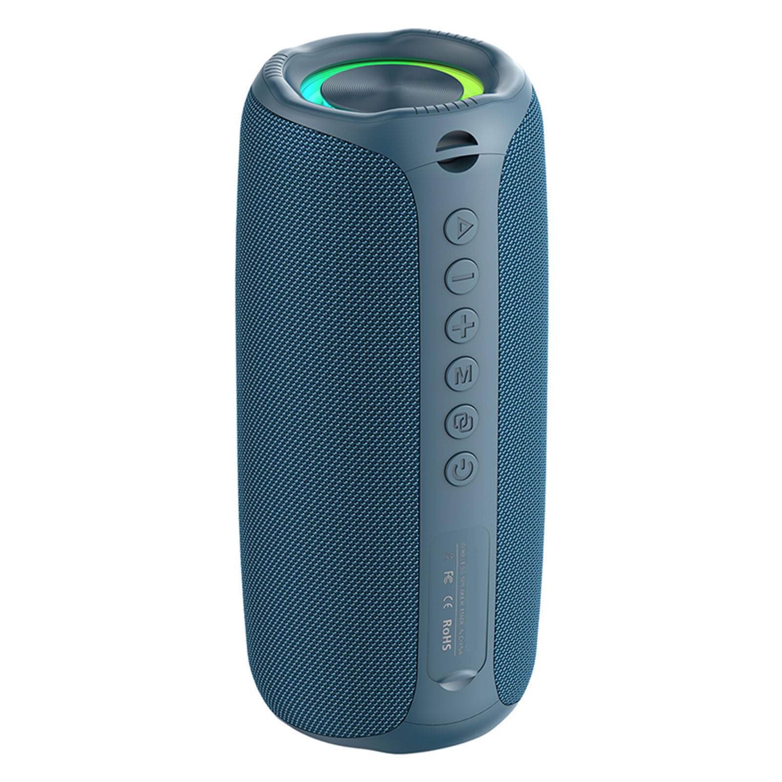 Ejoyous Altoparlante Portatile Wireless con Driver Full Range da 52 Mm, Altoparlante Wireless BT 5.4, Luci RGB, 3600 MAh Ricaricabile, Portata 10 M per Giochi all'aperto per Feste in Casa (BLUE)