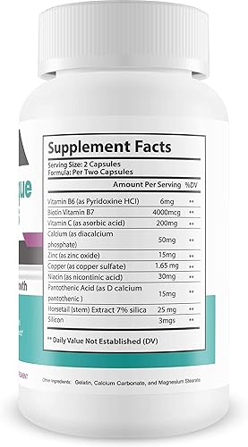 Miniatura 6 de Magnifique - Fibra Andras - Crecimiento del cabello con biotina - Potente apoyo de vitaminas y minerales para el crecimiento del cabello - Cobre y