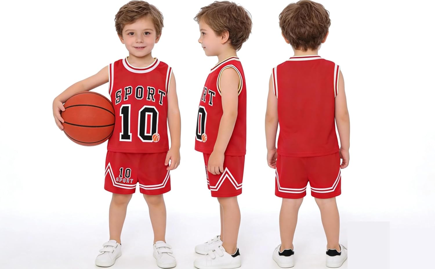Toddler Baby Boys Basketball Jersey Outfit Toddler Kids Sports Shorts Set Summer Clothes