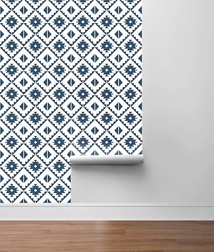 Miniatura 8 de NextWall Papel tapiz autoadhesivo de azulejos del suroeste de imitación