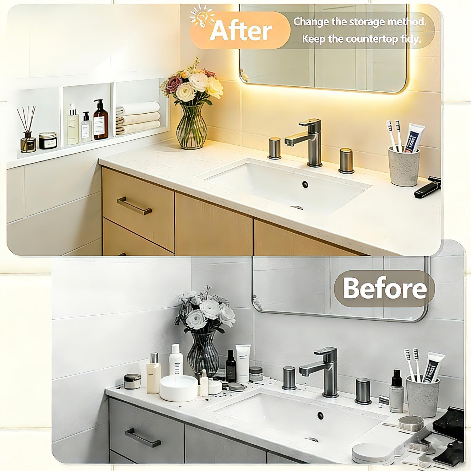 Niche for Shower Wall 30" x 12", Recessed Shower Niche, Off-White Stainless Steel with 2 Shelves, 8-Year Fade & Scratch Resistant, No Tile Needed Bathroom Storage