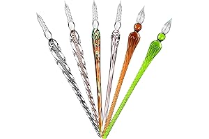 Zonon 6 Pcs Glass Dip Pen - The Ultimate Writing Instrument for Calligraphy and Art