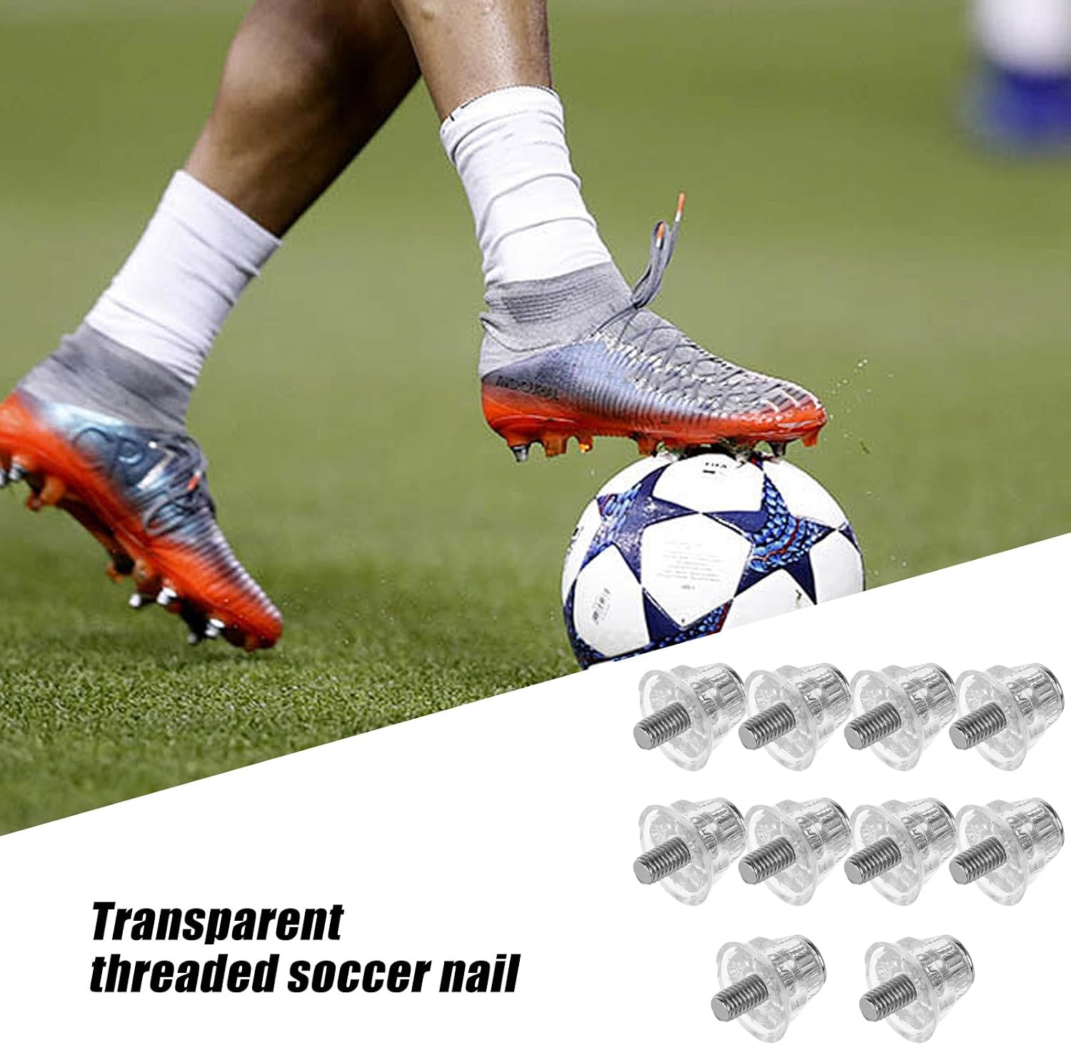 12Pcs Football Boot Spikes Aluminum Football Studs