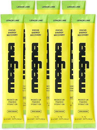 Vista 19 de MAGNA Mezcla de bebida en polvo de electrolitos para hidratación, energía y apoyo de concentración con treonato L de magnesio, sodio, potasio