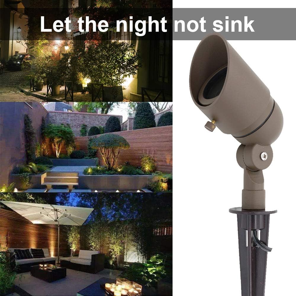 80% оƒƒ Dіѕсоunt Lumina 4W LED Landscape Lights Cast-Aluminum Waterproof Outdoor Low Voltage Spotlights for Walls Trees Flags Light with Warm White 4W MR16 LED Bulb and ABS Ground Stake Bronze SFL0104-BZLED6 (6PK) 🔥 Flаѕh Sаlе Lumina 4W LED Landscape Lights Cast-Aluminum Waterproof Outdoor Low Voltage Spotlights for Walls Trees Flags Light with Warm White 4W MR16 LED Bulb and ABS Ground Stake Bronze SFL0104-BZLED6 (6PK)
