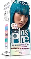 Color Inspire Turquesa Anima Blue Creme Tonalizante Pigmentação Direta – Cores Vibrantes e Hidratação Intensa - Até 20 Lavagens – Fórmula Liberada