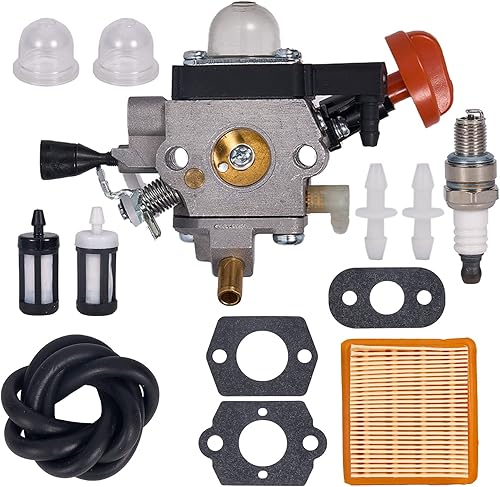Carburador FS131 para Stihl 4180-120-0617 FS131 FS131R FS 131 R HT131 HT133 KM131 KM131R FS311 4180/17 Desbrozadora recortadora - con 4180 141 03 00