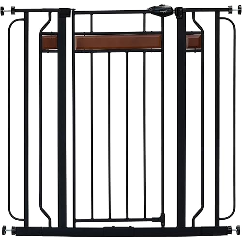 Regalo Easy Step Extra Tall Arched Décor Walk Thru Baby Gate, Award Winning Brand, Includes 4-Inch Extension Kit, 4 Pack Pressure Mount Kit and 4 Pack Wall Mount Kit, Bronze