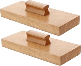 1 Pair Sound Effect Instrument Wood Sand Blocks for Instrument Sand Blocks Sand Block Rhythm ' Musical Instruments Sand Block Wooden Light Brown