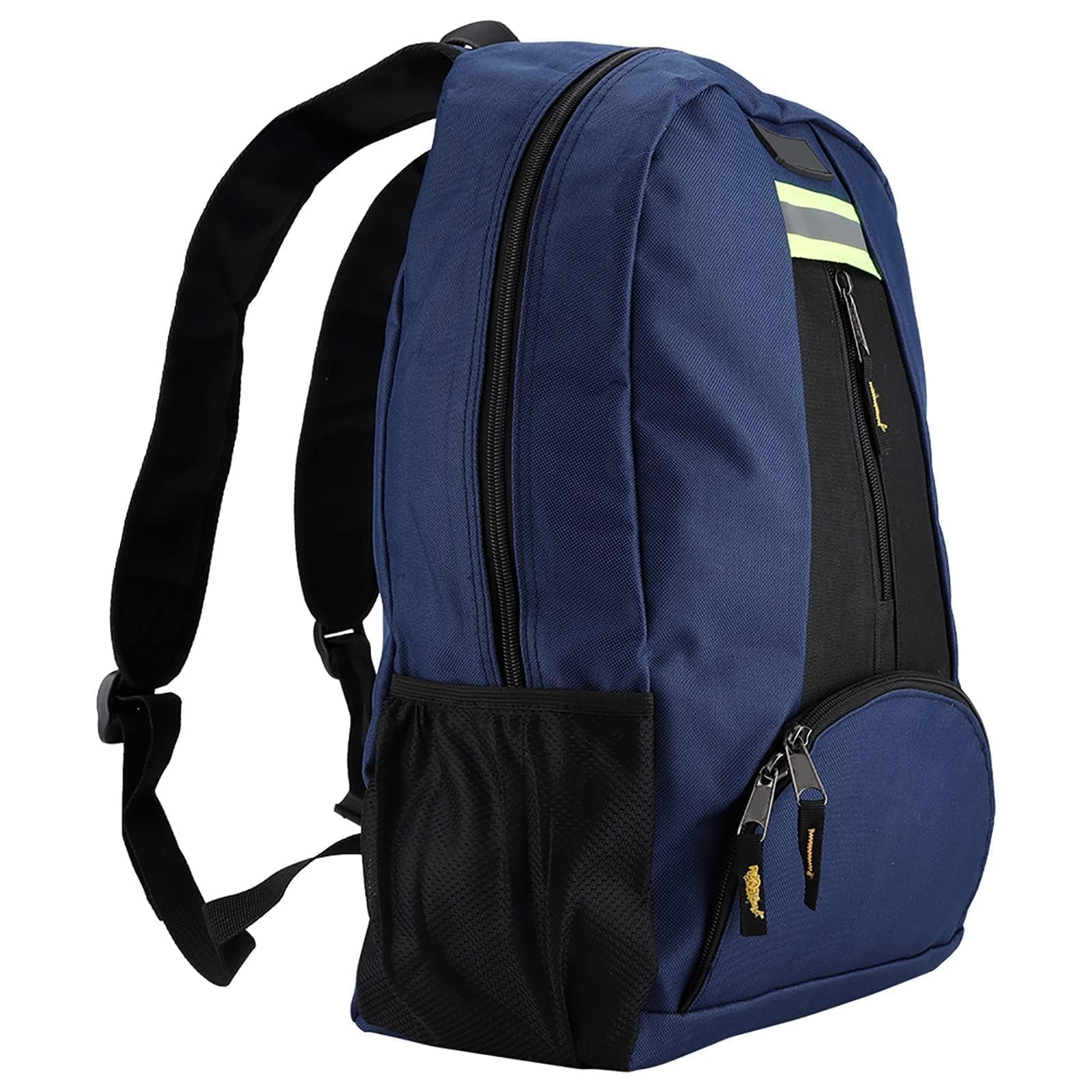 Hztyyier Sac à Dos en Tissu Oxford, Sac à Outils pour électricien, Dos réglable et compartiments multiples pour plombier et réparateur (Bleu)