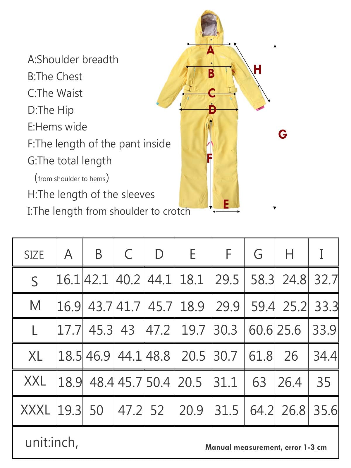 Bluemagic Womens One Pieces Ski Suits Jumpsuits Coveralls Winter Outdoor Waterproof Snowsuits for Snow Sportsï¼ˆS,Greenï¼‰