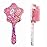 Zou.Rena Little Girls Hair Brush Easily Brushed Through Tangles-No Liquid,Glitter Confetti Unicorn Gifts Play for Kids Age 3-8(pink)