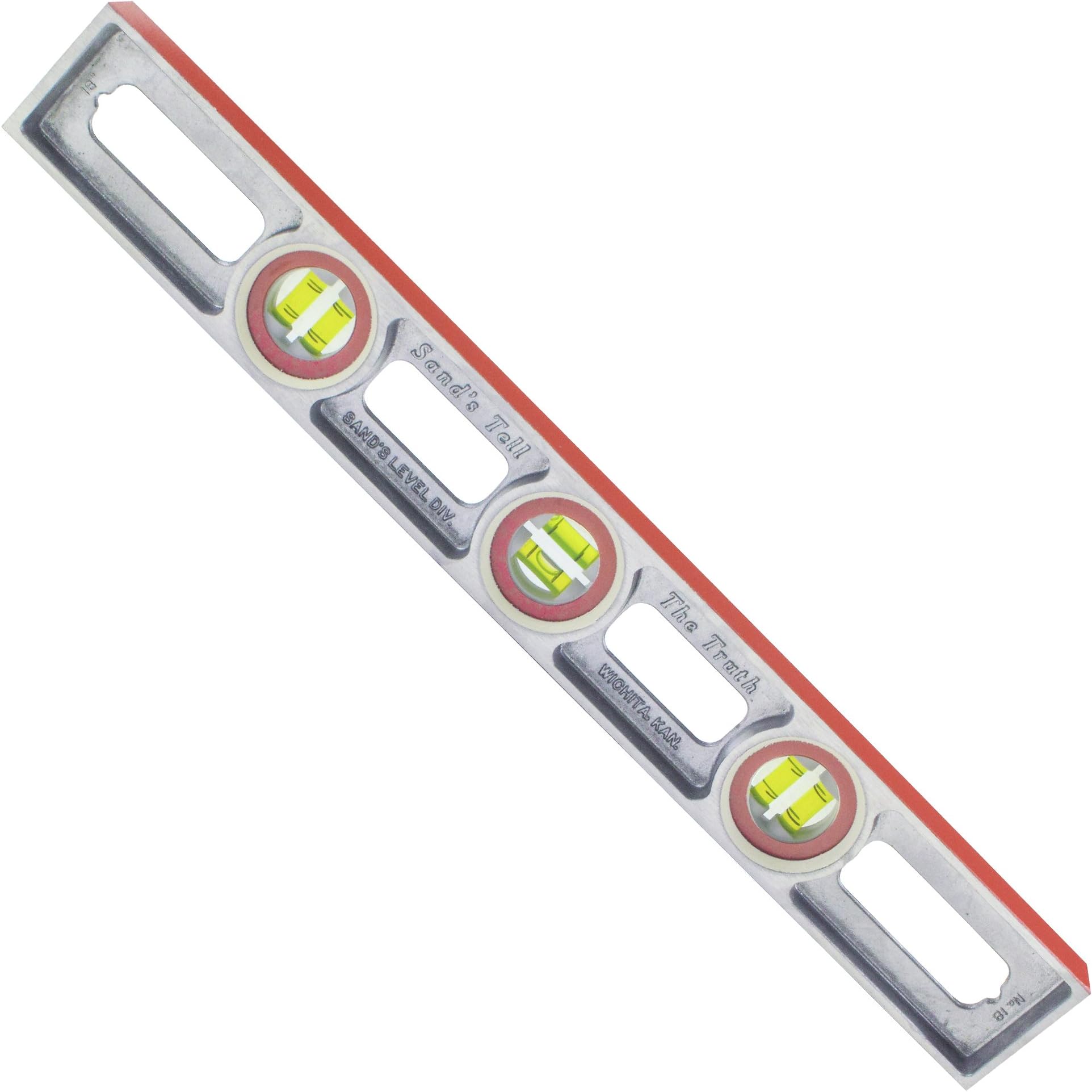Sands Level & Tool SL1818 Professional Cast Aluminum Level, 18-Inch