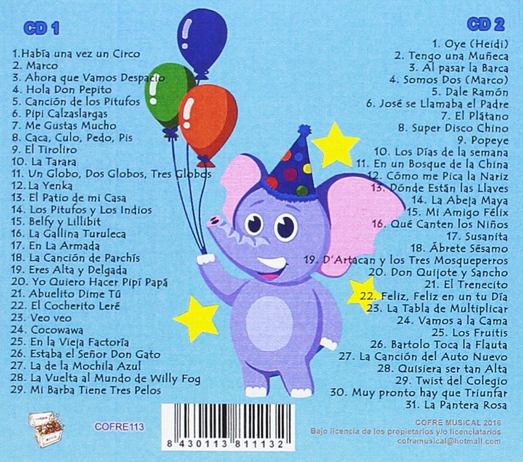 60 canciones para niños