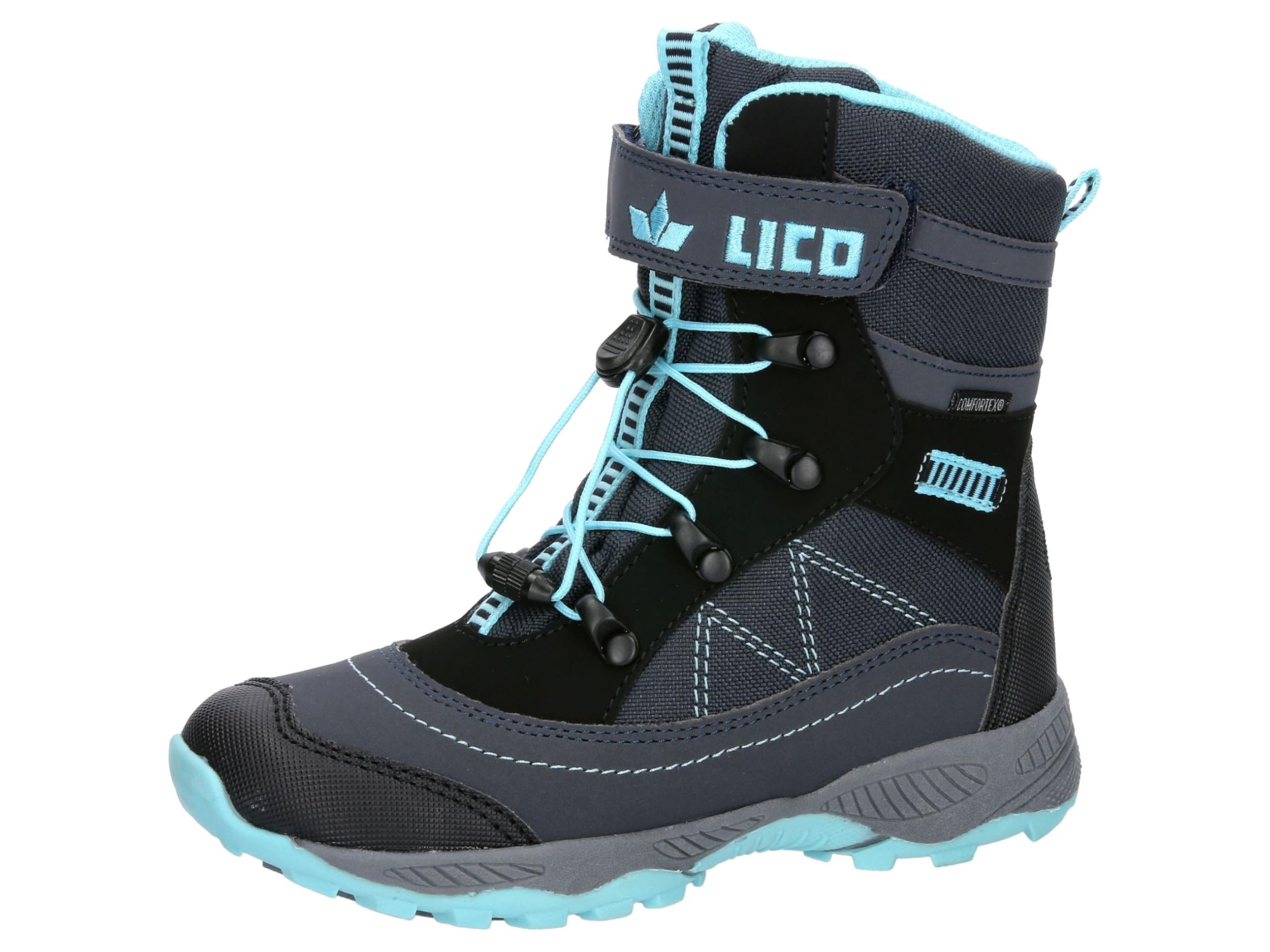 LICO SUNDSVALL VS - Cizme de iarnă - marine/blau/lemon/bleumarin