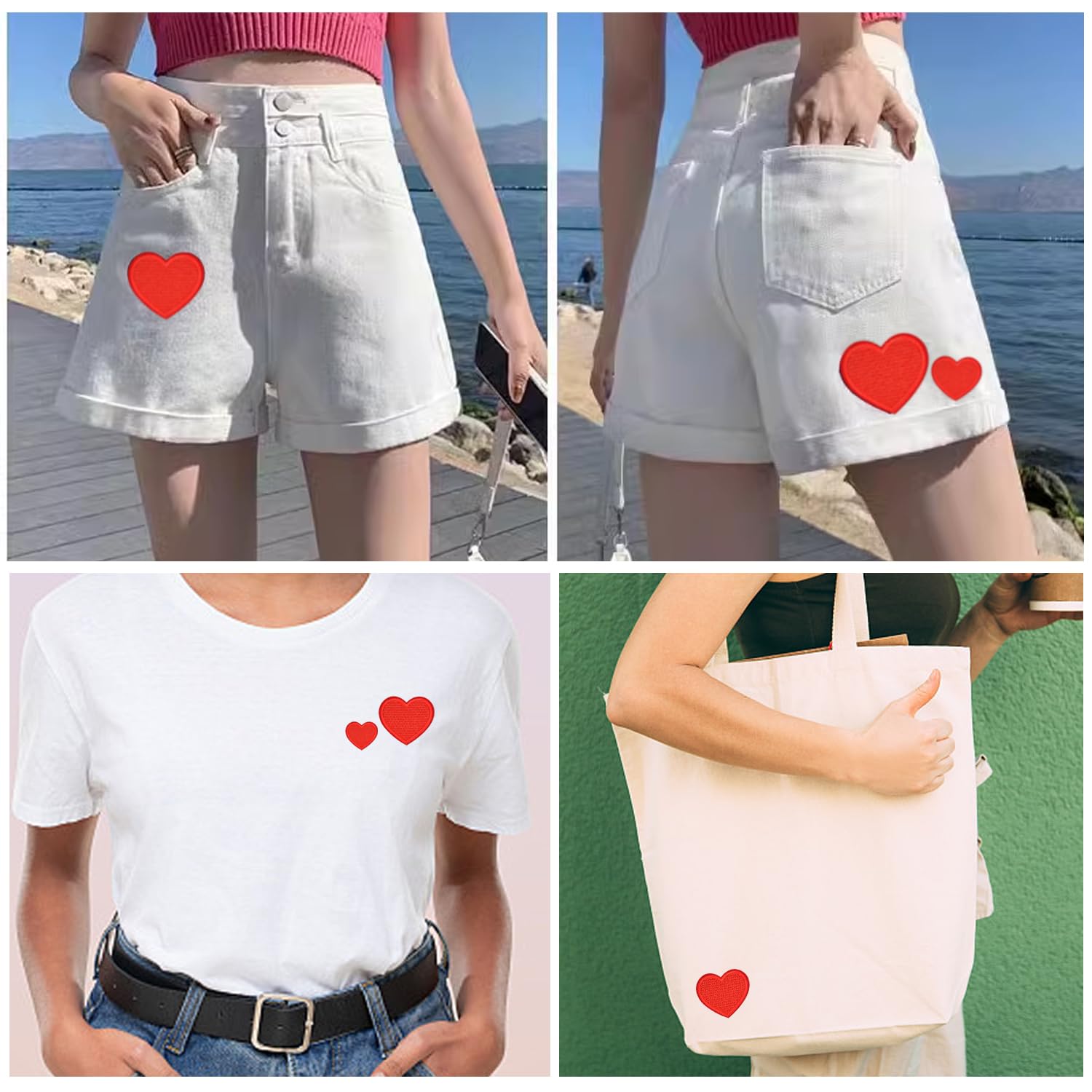 31 Stuks Hartvorm Opstrijkbare Patches Mini Naaibare Schattige Liefde Geborduurde Applicatie Strijkbare Patch Decoratie Voor Kleding Reparatie Jassen Hoeden Tassen Jeans Schoenen Doe Het Zelf 1011927378