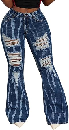 Bell Bottom Jeans for Women Stretchy Skinny High Waisted Jeans