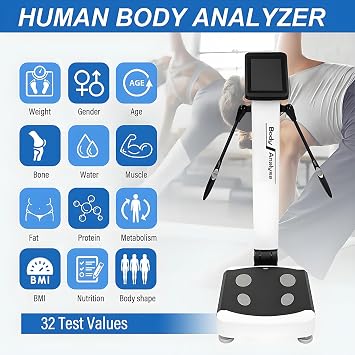 Body Fat Scale, 8 Electrodes Weighing Scale for Body Weight Fat Percentage, Scale Digital, Smart Scale & Body Analyzer, 20 Body Composition Scale with Report