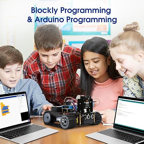 Miniatura 15 de Kit de robótica para niños de 8 a 12 años de 12 a 16 años, kit de automóvil robot inteligente ACEBOTT con cámara de 3 MP, juguetes STEM para niños