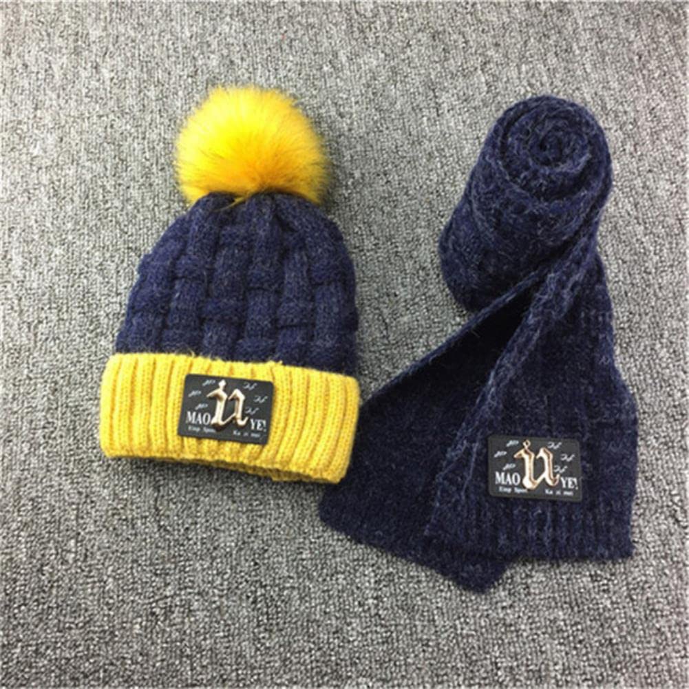 Gorro invierno niños orejas protegidas set bufanda sin roces 8
