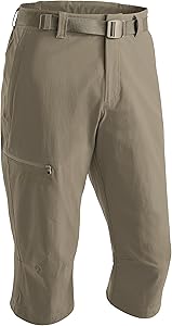  Herren 3/4 Golfhose. Schnelltrocknende, bielastische 3/4 Golfhose mit UV-Schutz,  Kordelzug am Beinabschluß und  elastischer Bund mit Gürtel, PFC-freie Imprägnierung.