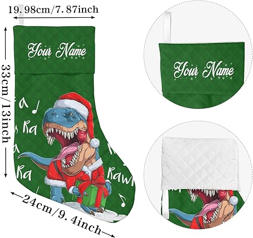 Miniatura 10 de Calcetines de Navidad personalizados, rana, rústica, granja, chimenea, decoración de medias de Navidad para la temporada familiar de vacaciones