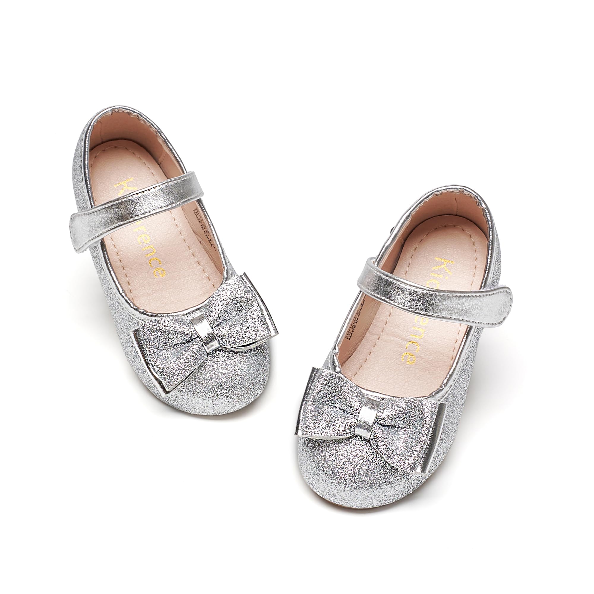Kiderence Toddler Little Girls Dress Shoes Ballerina Ballet Flats Kids Mary Janes — view 11