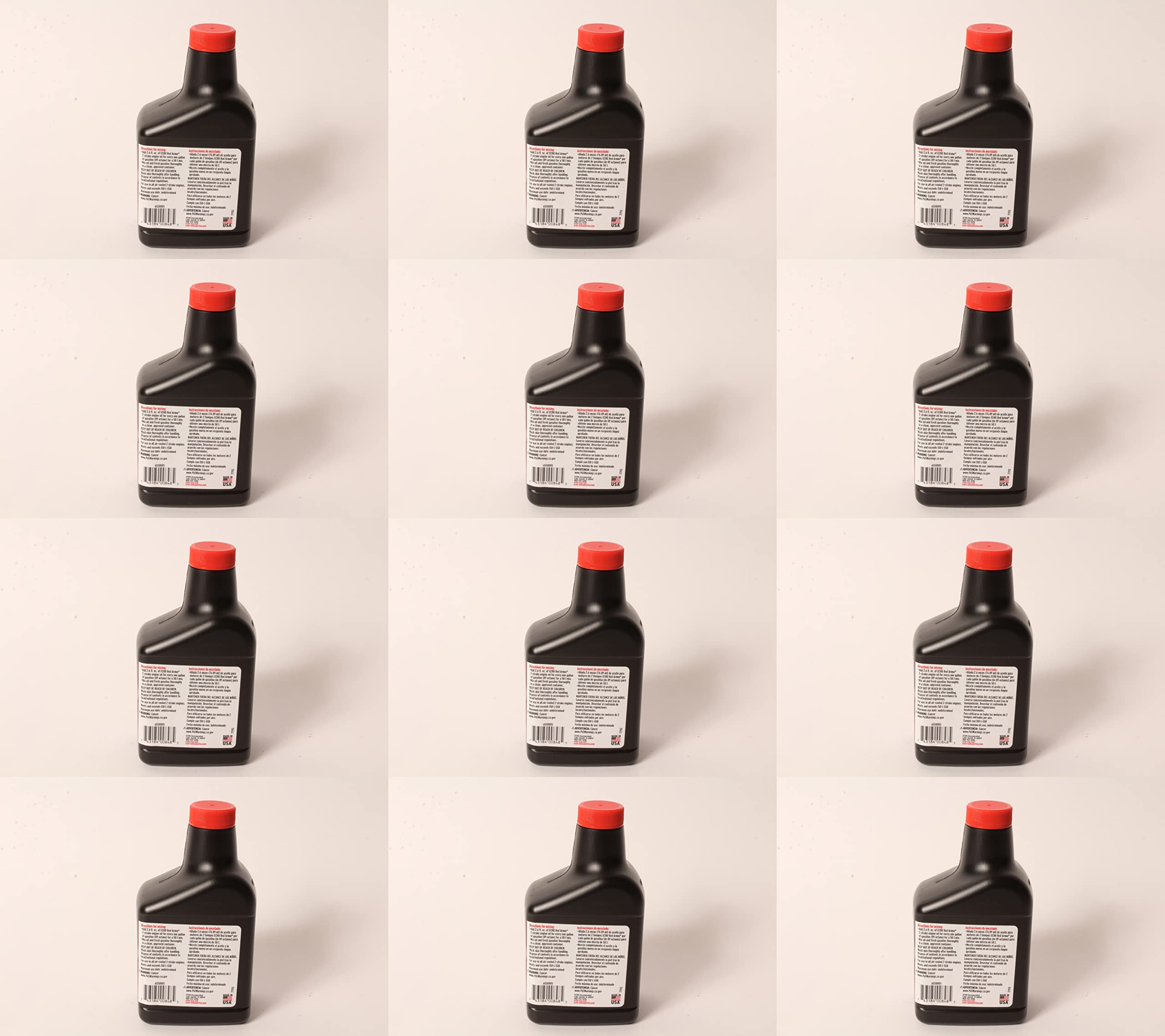 Echo 6550005 Red Armor 2 Cycle Oil 5 Gallon Mix 50:1 12.8 12 PK