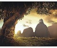 Vista 24 de artgeist Mural de Pared Forestal 154x122 pulg - Adhesivo de Pared Autoadhesivo para Despegar y Pegar, Adhesivo de Pared, Adhesivo de Foto